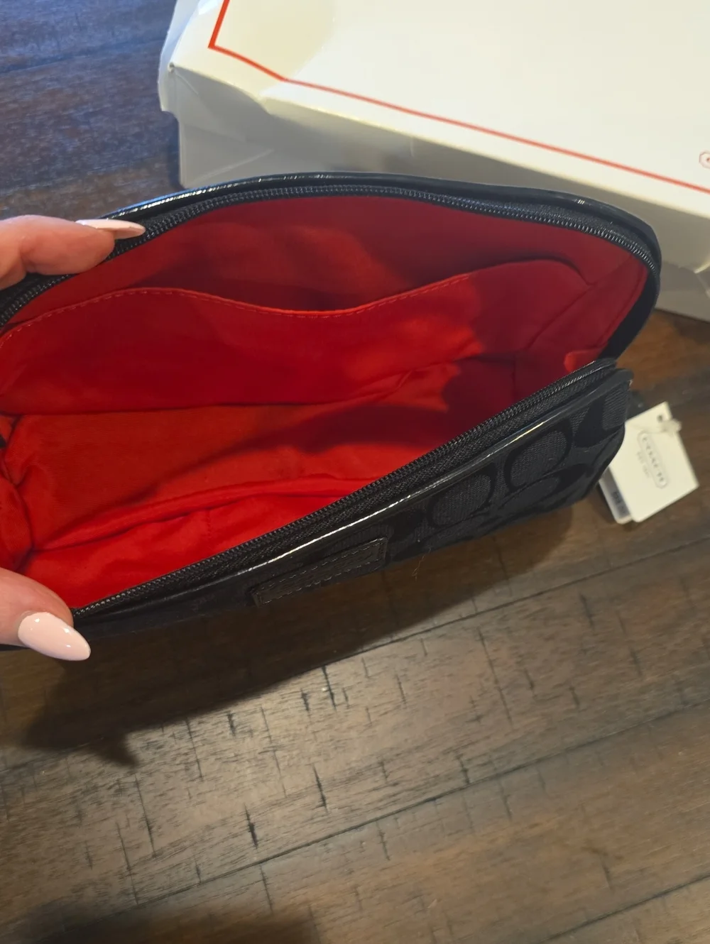 Coach Signature Collection Make-up Bag - Picture 3 of 7